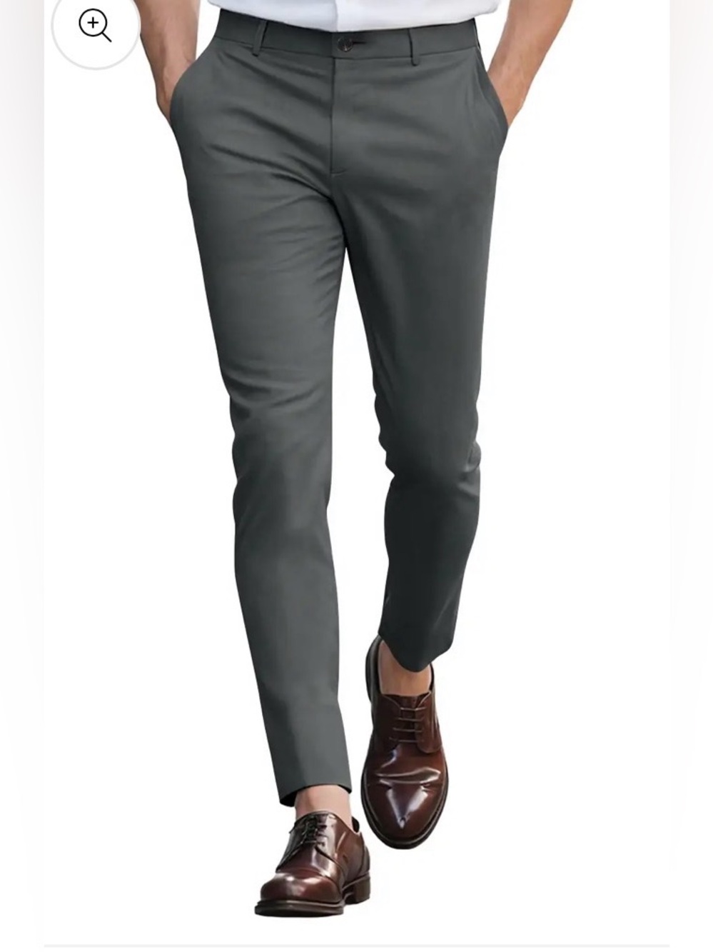 GINGGTTO - Men's Dress Pants 28 x 30 Black